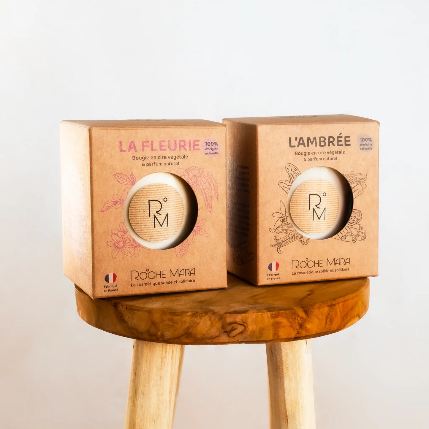 Bougie La Fleurie – Naturelle, florale et engagée RocheMara