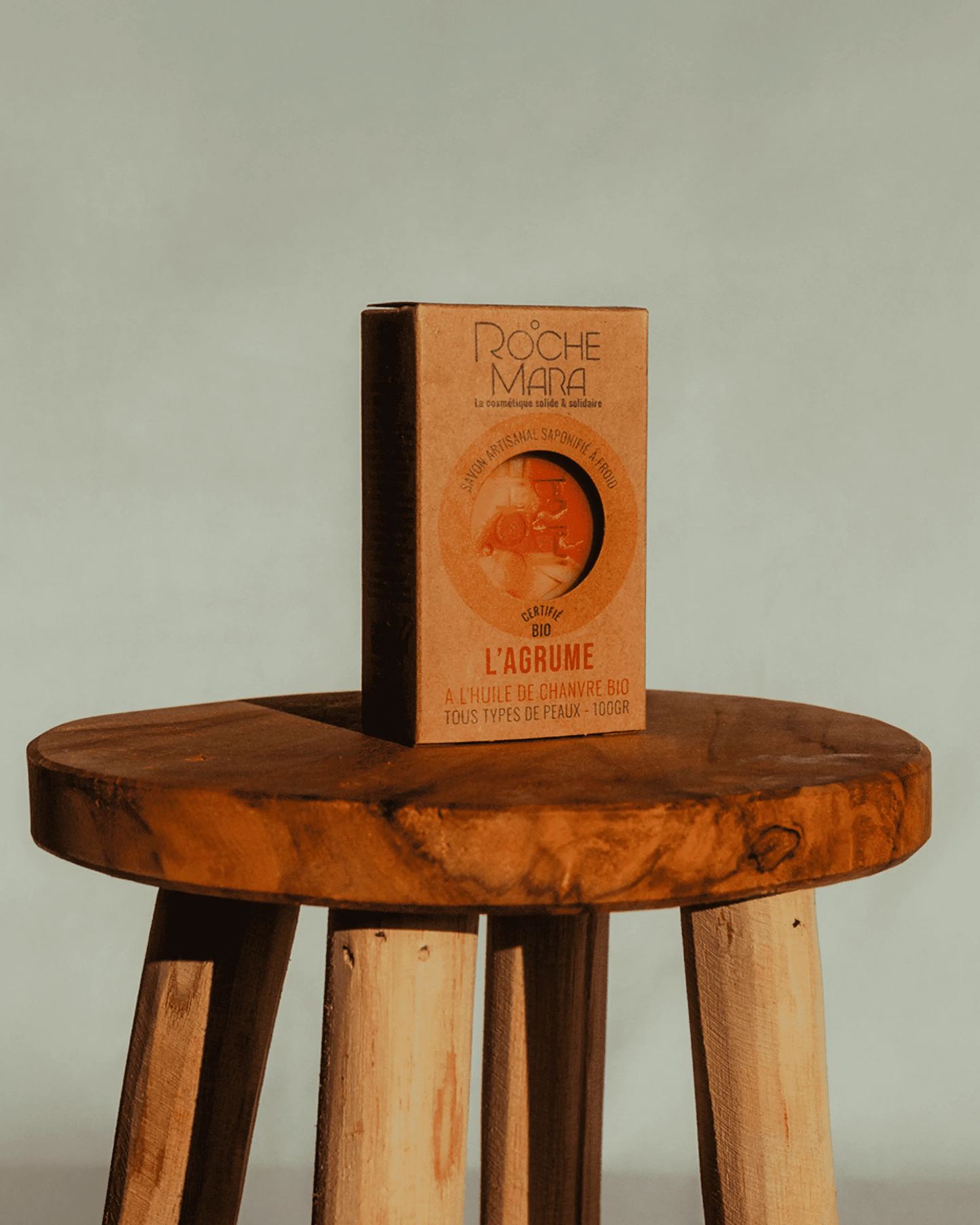 Savon solide l'Agrume avec étui Ma boutique