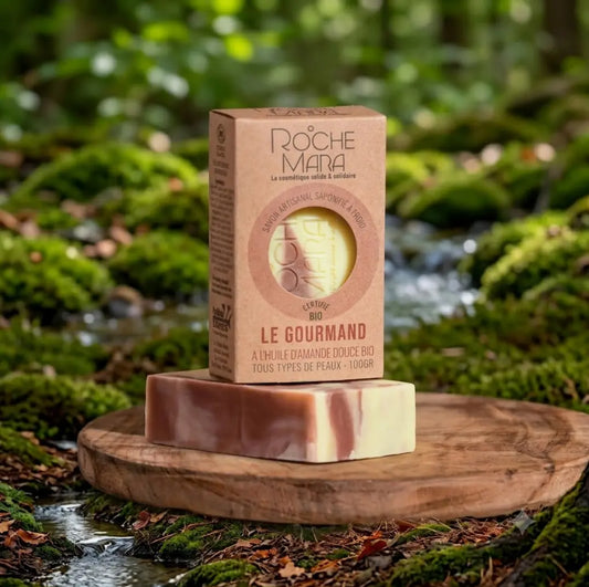 Savon solide LE GOURMAND avec étui Ma boutique