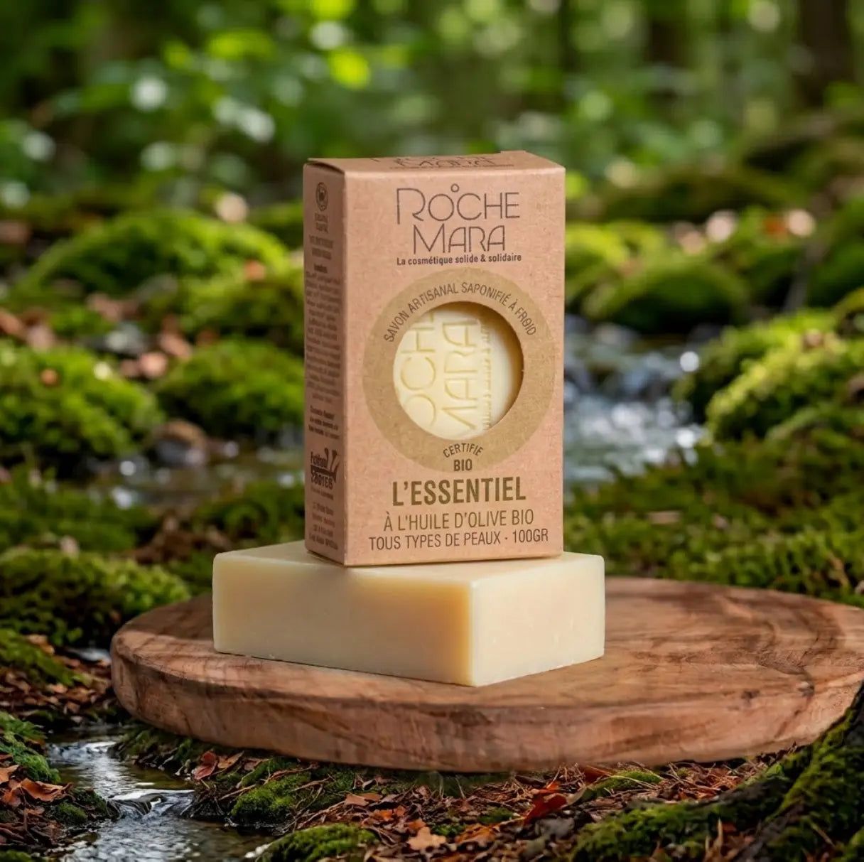 Savon solide L'ESSENTIEL avec étui Ma boutique