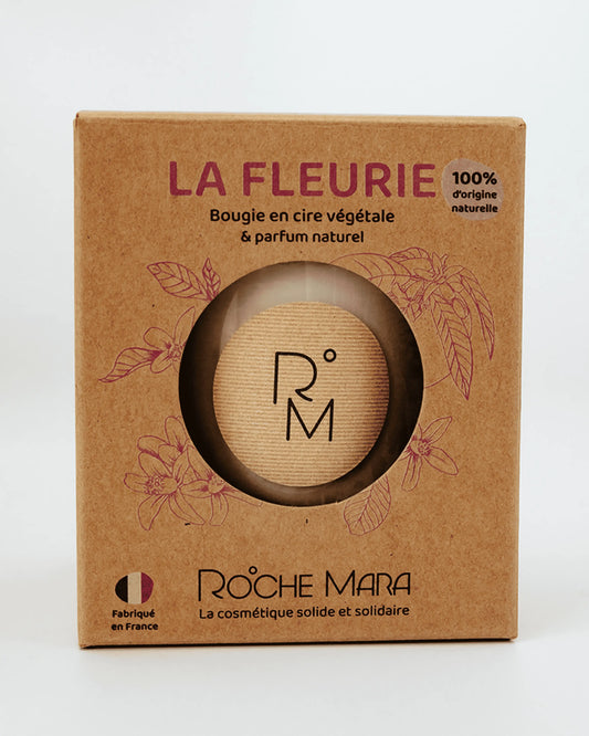 Bougie La Fleurie – Naturelle, florale et engagée RocheMara