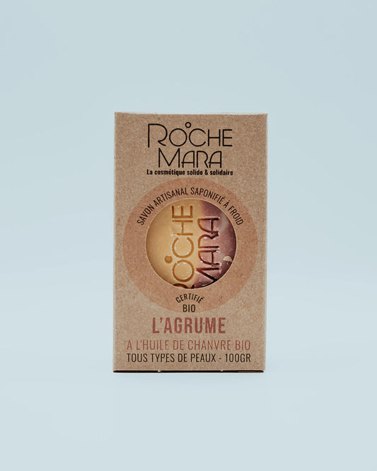 Savon solide l'Agrume avec étui Ma boutique